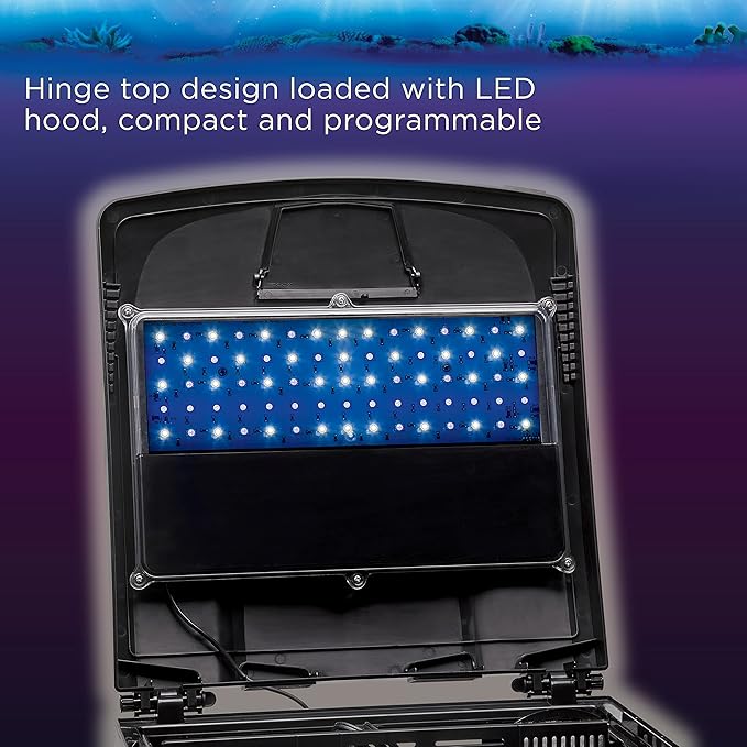 Coralife BioCube LED Aquarium Fish Tank Replacement Lid Canopy, 14/16 Gallon
