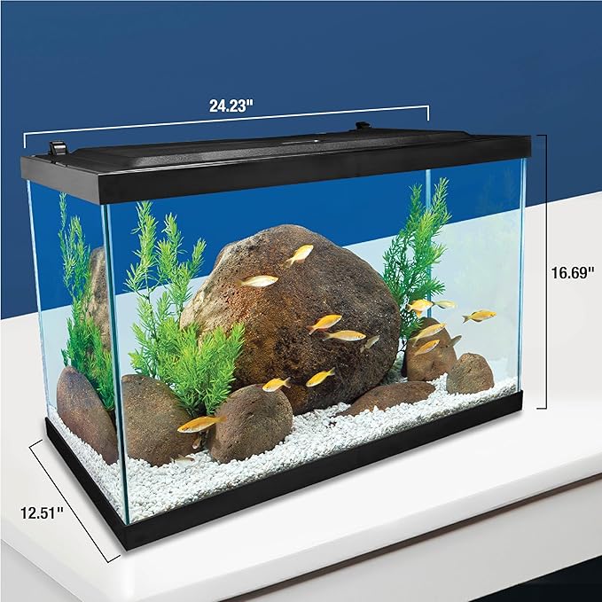 Tetra Aquarium, 20 Gallon, Complete Tropical Fish Tank Kit with LED Lighting for Freshwater Fish