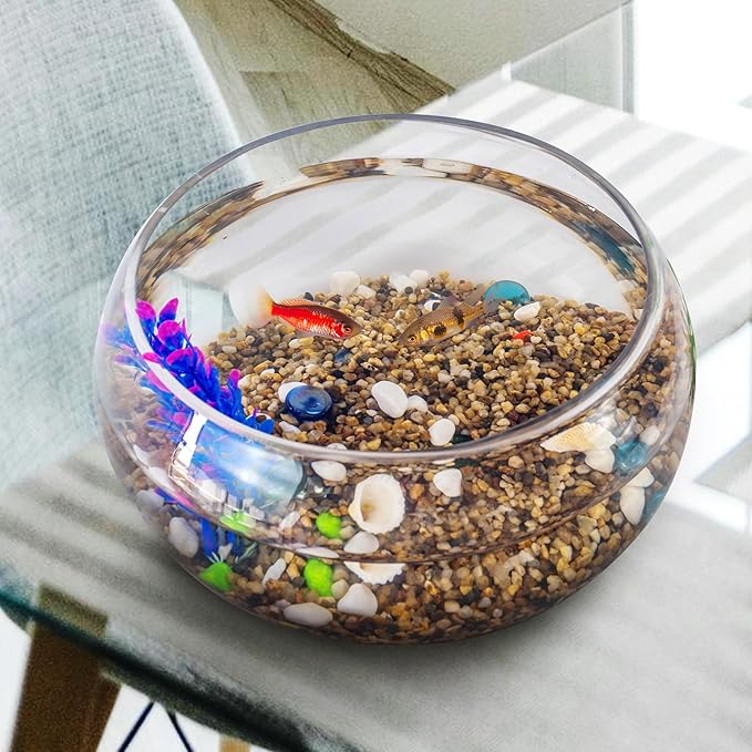 10 lbs Aquarium Gravel, 3-6mm Fish Tank Gravel, Succulent Cactus Pea Gravel for Indoor Plants, River Rocks for Gardening, Flower Pots, Vase Fillers, Garden Landscaping