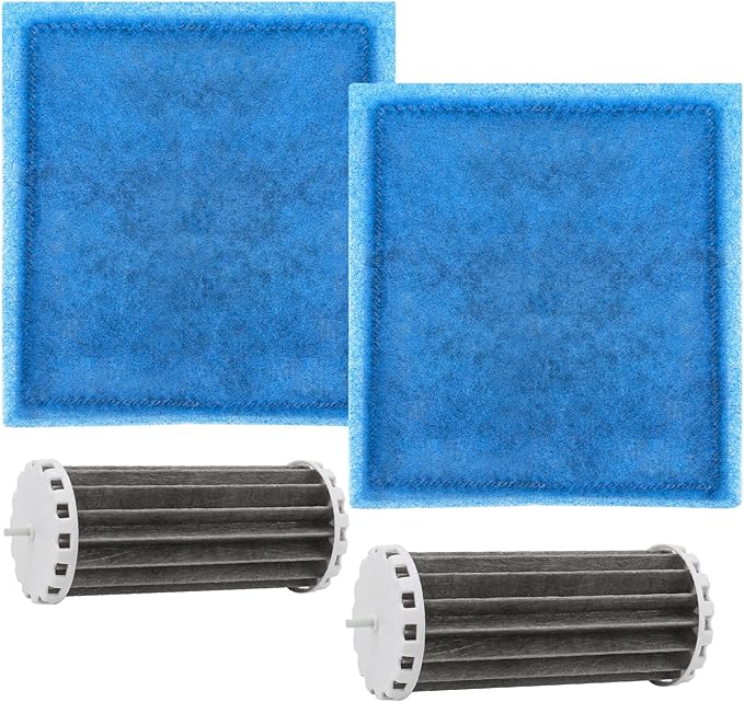 Aquarium Filter Kit for Marineland Penguin Power Filter 200 350 - Fish Tank Biowheel with Rite-Size Cartridge