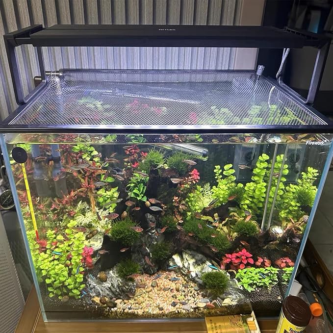 Magnetic Aquarium Anti-Jumping net Cover mesh to Protect Fish Jumping Out of Fish Tank