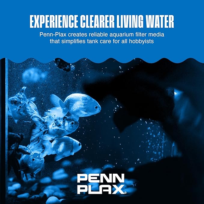 Penn-Plax Cascade Hang-On Power Filter Replacement Cartridges, 3 Pack - Dual-Layer Activated Carbon & Poly-Fiber Media for CPF3 & CPF4 Aquarium Filters -Fresh & Saltwater - Black & White, ‎9x3x4in