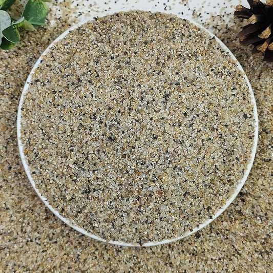 YISZM 10lbs Aquarium Gravel, 1/16"(0.6-1.2mm) Natural River Rocks Succulent Cactus Pea Gravel for Plants, Fish Tank, Decorative Pebbles for Gardening, Flower Pots, Vase Fillers, Landscaping