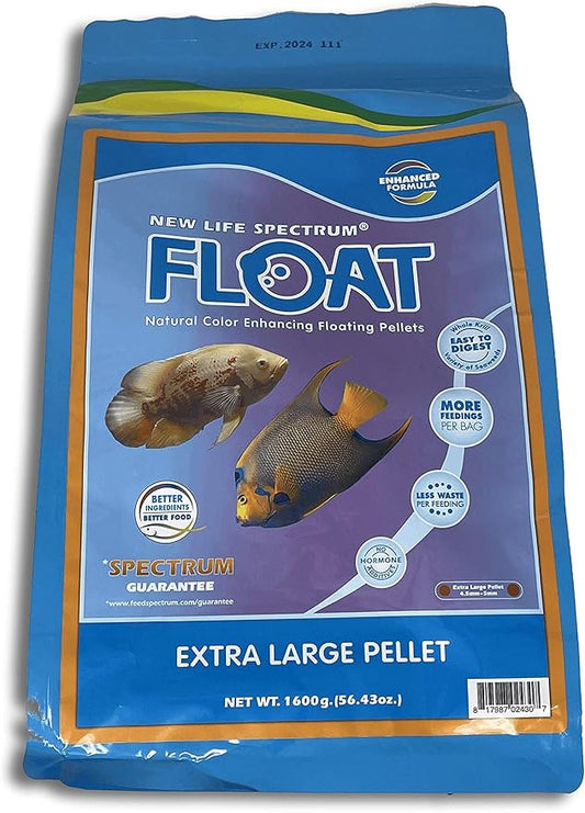 New Life Spectrum Float Extra Large Pellet Bag for Fresh & Saltwater Fish 1600g