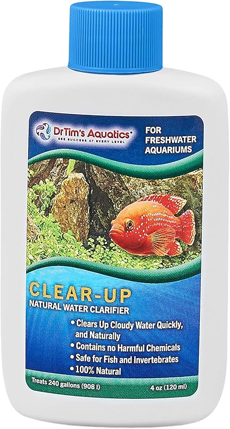 DrTim's Aquatics Clear Up Natural Water Clarifier, Freshwater 4 oz