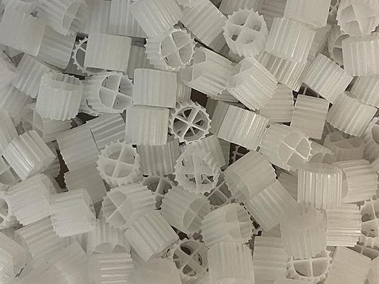 K1 Bio Filter Media Moving Bed Biofilm Reactor (MBBR) for Aquaponics, Aquaculture, Hydroponics - Ponds - Aquariums by Wholesale Koi Farm, (2 Gallons)