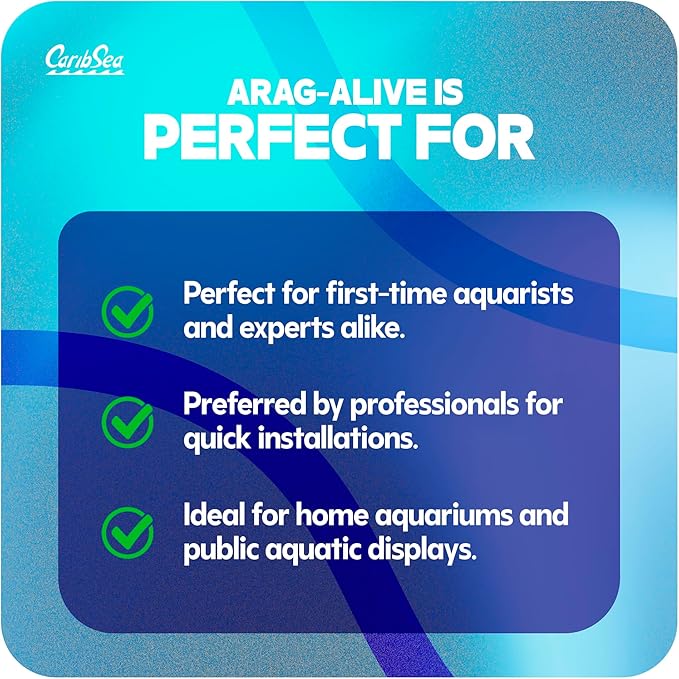 CaribSea Arag-Alive Bimini Pink Special Grade Reef Sand - 20 lbs - Natural Substrate for Marine & Reef Tanks, Promotes Coral Growth & Water Stability