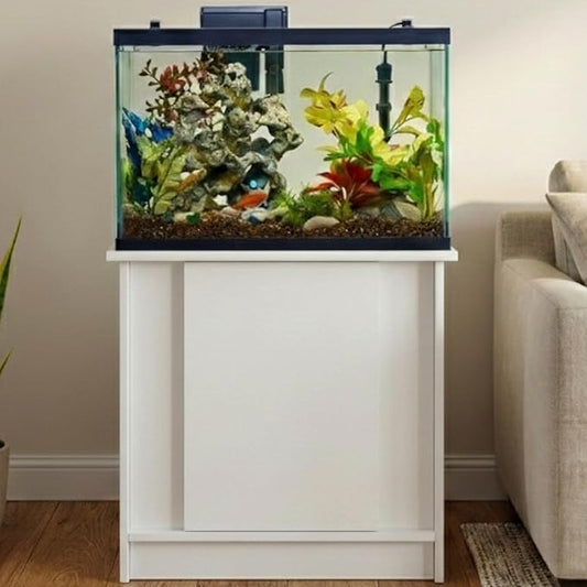 Tetra 15-20 Gallon Fish Tank Stand, Easy To Assemble in Less than 1 Minute, No Tools Required, Water-Resistant Wood Stand For Freshwater And Saltwater Aquariums, Sturdy Stand Designed For Durability