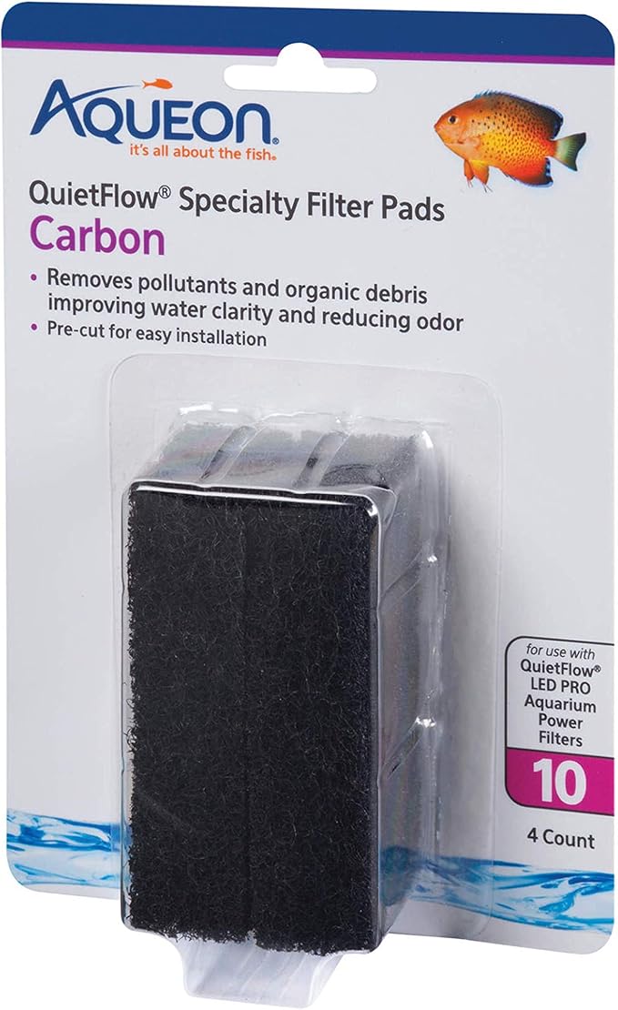 Aqueon Replacement Specialty Filter Pads Carbon 10