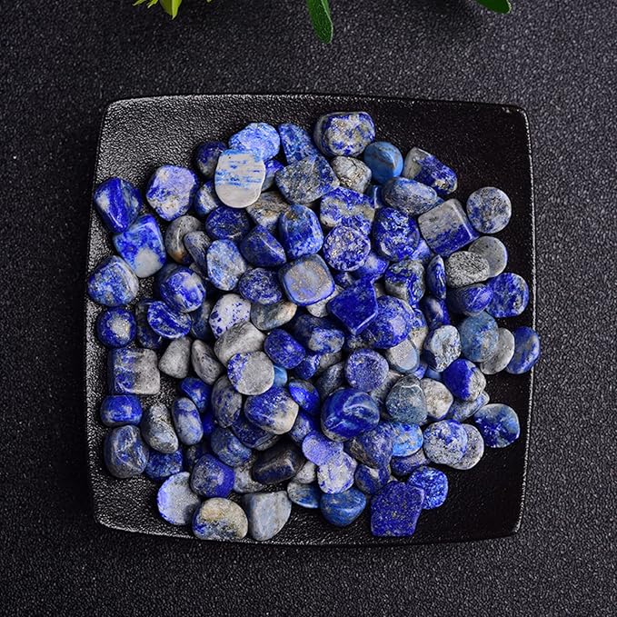 50/100g Natural Stones Gravel Crystals Chip Quartz Minerals Tumbled Agates Specimen Home Aquarium Decor,lazurite,100g