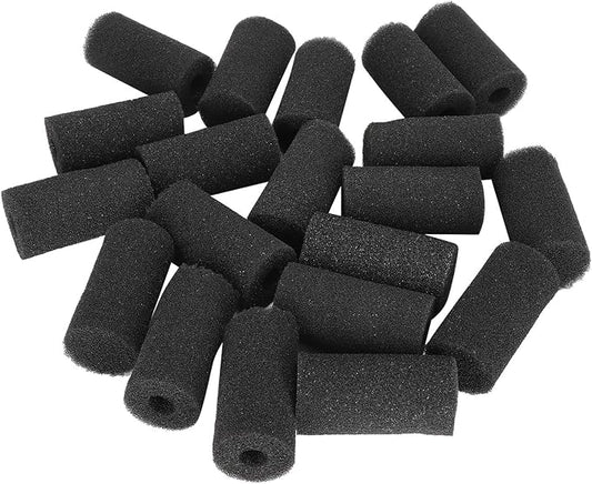 Fdit 20Pcs Pre Filter Sponge, Aquarium Filter Sponge Pre Filter Foam Rolls Fish Water Inlet Sponge Filter Protector Cover Replacement Foam Filter (Medium (Small Hole))