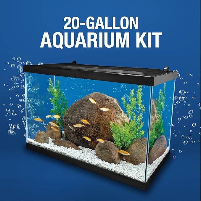 Tetra Aquarium, 20 Gallon, Complete Tropical Fish Tank Kit with LED Lighting for Freshwater Fish