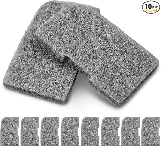 Threlaco 10 Pack Compatible with Fluval 307/407/306/406 Canister Filter, Nitrite Remover Pads, Aquarium Filter Replacement Pads for Fish Tank