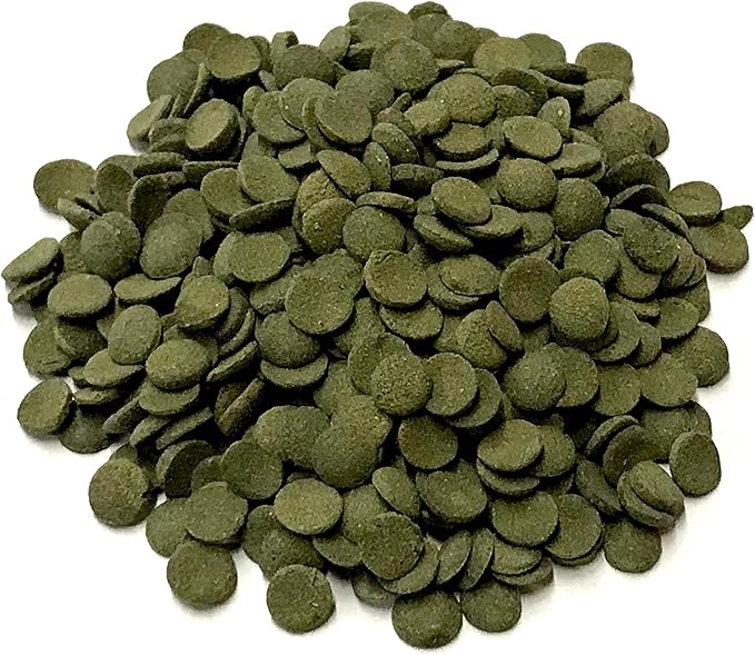 Premium Sinking Spirulina Algae Wafers Ideal for Plecos, Catfish, Shrimp, Snails, and Other Bottom Feeding Fish 5 lbs. (8 mm Spirulina)