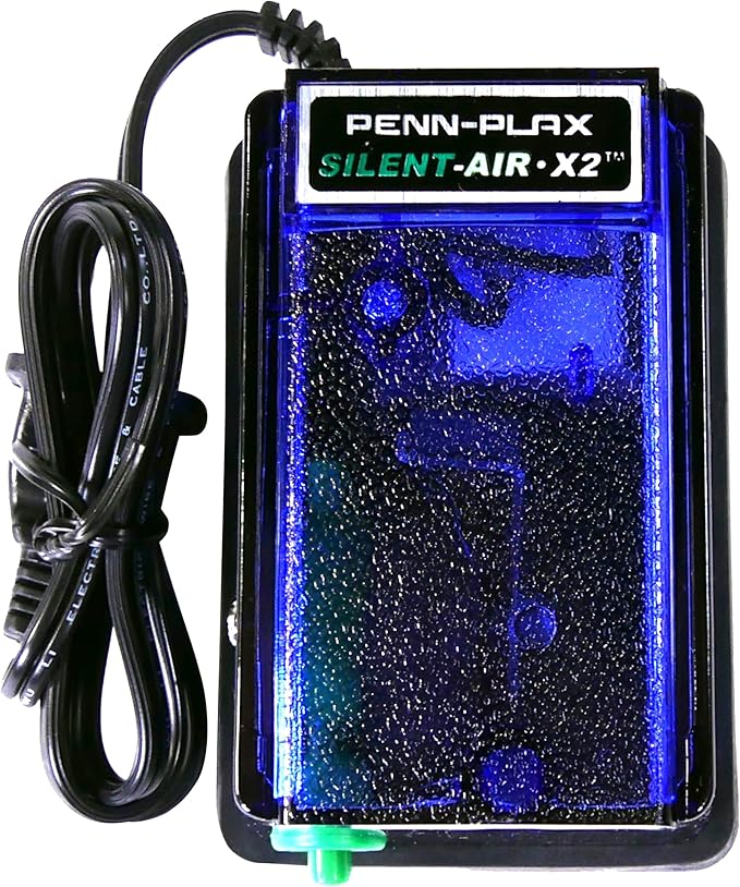 Penn-Plax Silent-Air Aquarium Air Pump - 20 Gal