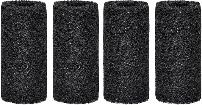 WEAVERBIRD 4PCS Pre-Filter Foam Sponge Roll Aquarium Filter Intake Cover for Aquarium Fish Tank (Small)