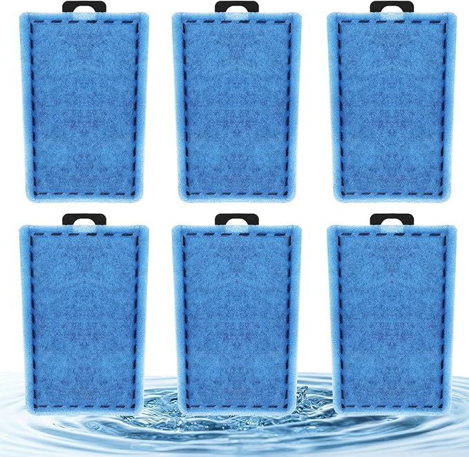 BOXOB 6pcs Rite-Size E Filter Cartridges for Marineland Emperor PRO 450 280 400, Premium Aquarium Filter Replacement for Fish Tank High-Efficiency Pads