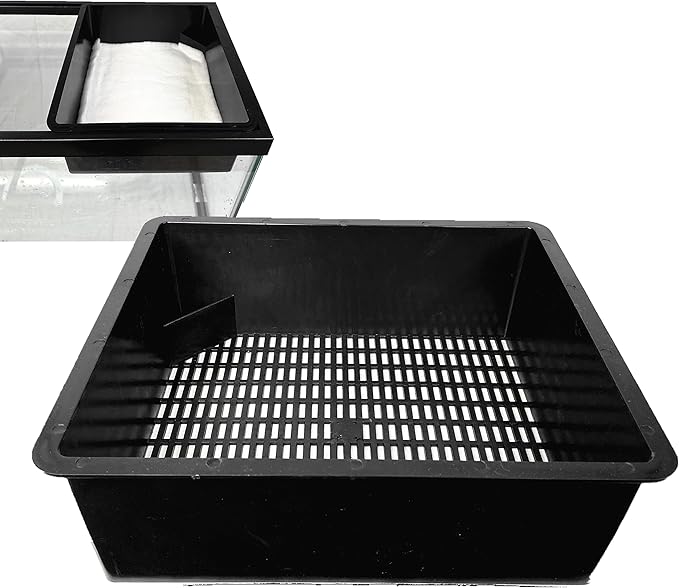 Aquarium Media Basket for 12" Wide Tank 20/29/30/55gal DIY Filter pad Sump Wet Dry Trickle Filter