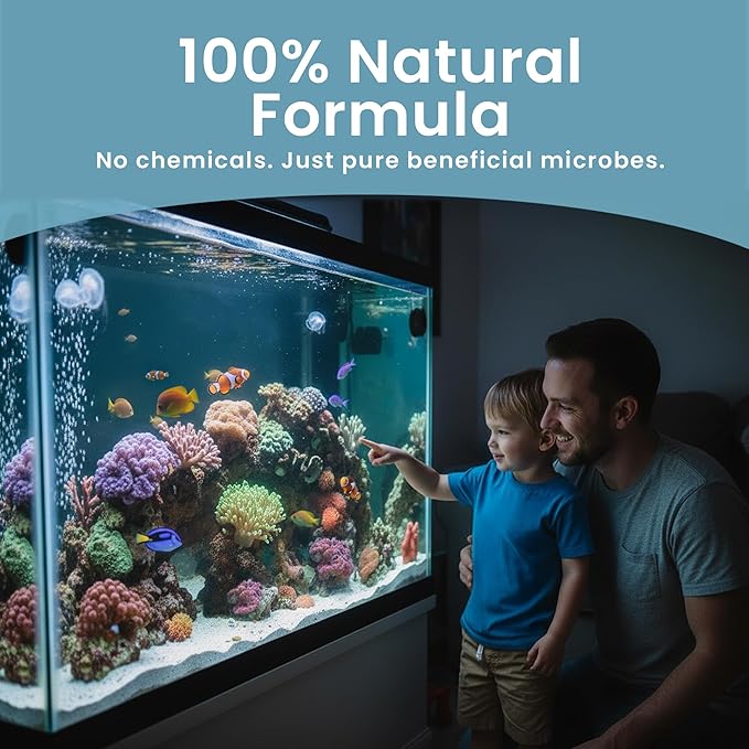MICROBE-LIFT Special Blend Aquarium Water Care Treatment, Cleaner & Clarifier for Fresh and Saltwater Fish Tanks, Reduces Maintenance & Helps with Aquarium Algae Control and Odor, 16 Ounces (SBH16)