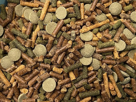 Supreme Freshwater Aquatic Snail Food Mix with Calcium,Bug Sticks,Krill,Spirulina & Garlic A208N2 (2oz)