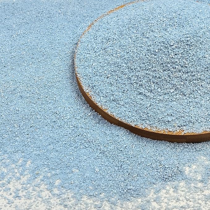 FANTIAN 20 lbs Aquarium Blue Sand, 0.4-0.8 mm Decorative Sand for Aquarium, Fish Tank, Candle, Vase, Wedding Ceremony, Arts Crafts and Bowl Fillers