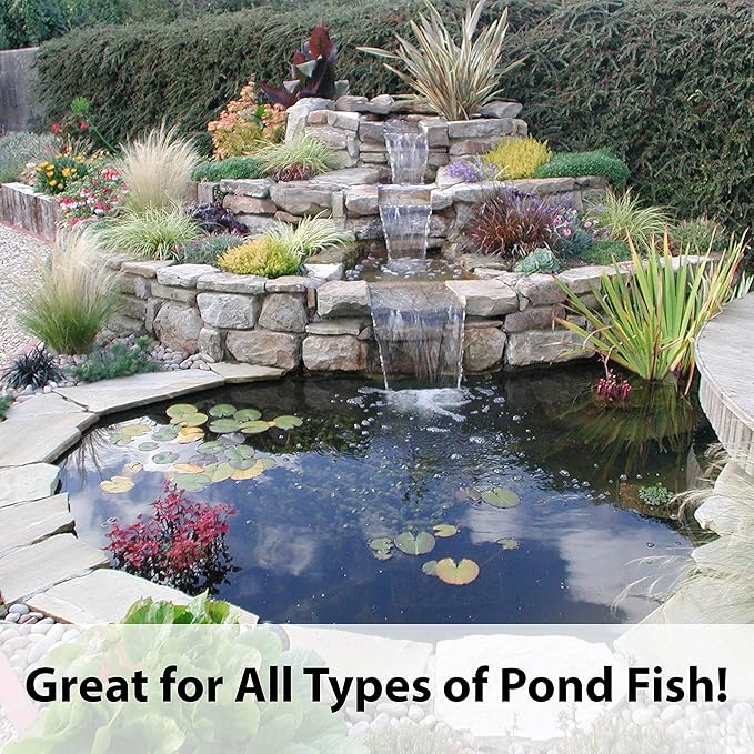 Kaytee Koi’s Choice Koi Floating Fish Food, for Koi, Goldfish and Pond Fish, 10 pounds (Pack of 2)