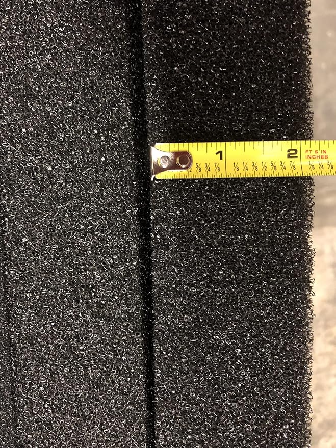 Wave Point Aquarium Bio Sponge Filter Media Pad Open Cell Foam Cut-to-fit Matten Filter Fish Tank Sump Divider 23.6" x 17" x 2" (30 PPI)