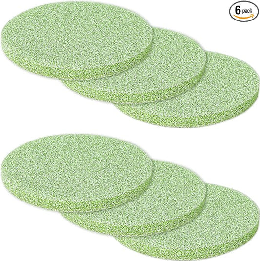 Poweka Phosphate Reducer Filter Pads, Compatible with Fluval FX4/FX5/FX6, 6 Count, Green, Aquarium Filter Accessories
