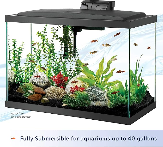 Aqueon Preset Aquarium Heater Black, 50 Watts