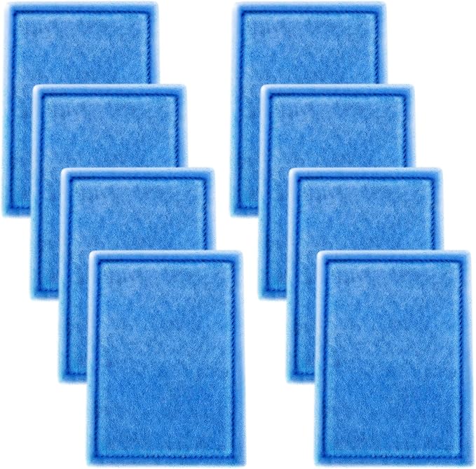 8 Pack Aquarium Filter Cartridge,Compatible for 20 Gallon Fish Tank, 10-20 Gallon Fish Tank Power Filter Cartridge Replacement for EZ-Change #2 & Fit for Marineland Rite-Size B