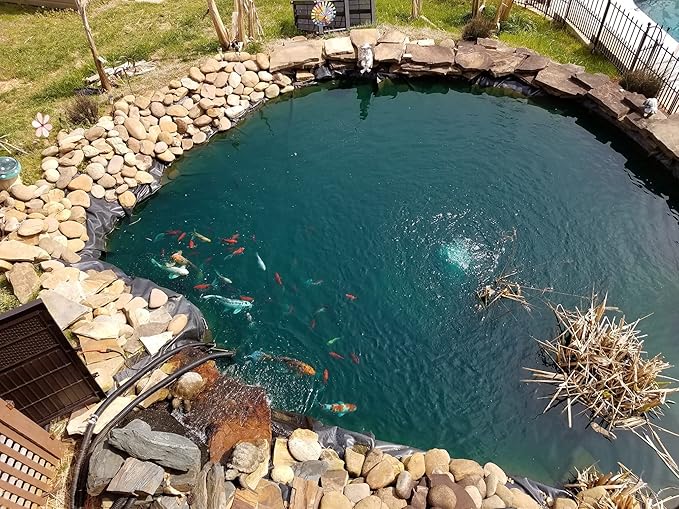 Large Dome High Output Sintered Airstone, 6 Inch (152mm) Heavy Duty Dome Sintered Air Stone Large, for Koi Fish Pond or Large Aquarium Aeration | Bubble Diffuser Used with Pond Pumps and Fish Tanks