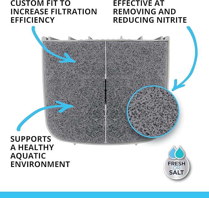 Fluval 307/407 Nitrite Remover Pad, Replacement Aquarium Canister Filter Media, 6-Pack
