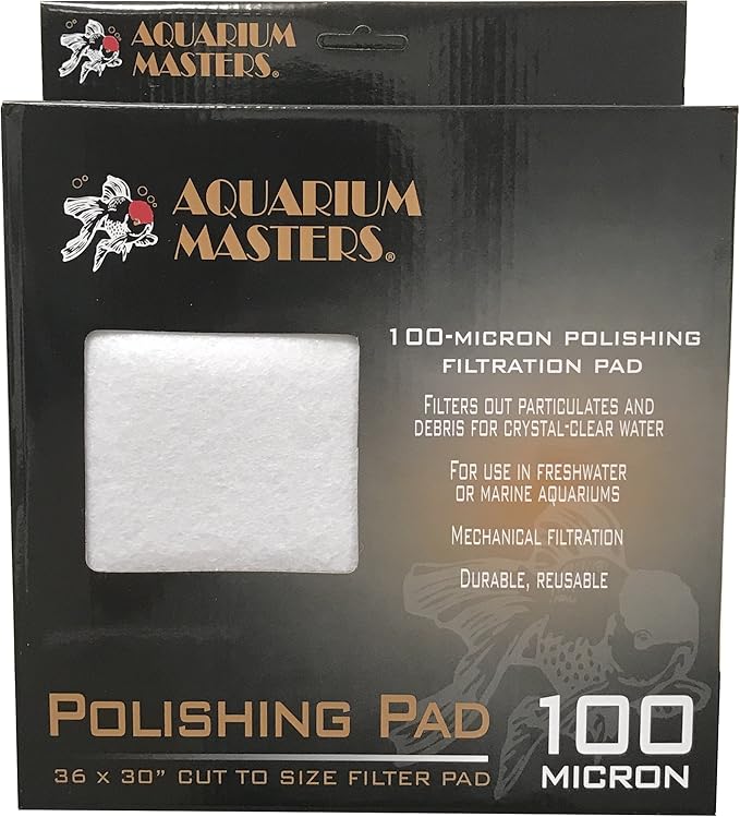 Premium 100 Micron Polishing Filter Pad - Cut to Fit 36x30