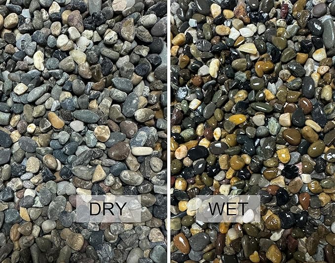 5LB 1/8-3/8 Inch Sand 100% Natural Stone Sand for Aquarium Silica Sand Decorative Sand for Landscaping Coarse Sand for Fish Tank