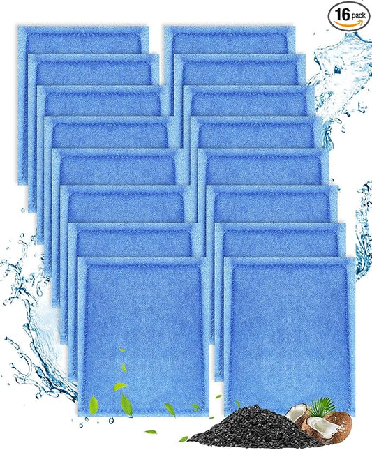 16PCS Rite Size C Filter Cartridges Compatible with Marineland Fish Tank Filter Penguin 200 275 350 375, Replacement Filters Fit for EZ-Change #3 20-40/30-60 Gallon Fish Tank