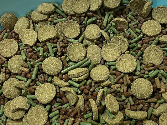 Pleco Food,Veggie Mix,Krill,Spirulina,Brine Shrimp,Cory Cats,Bottom Feeders,Snail,Shrimp,Plecostomus,Wafers,Garlic & Kelp A16 (6oz)