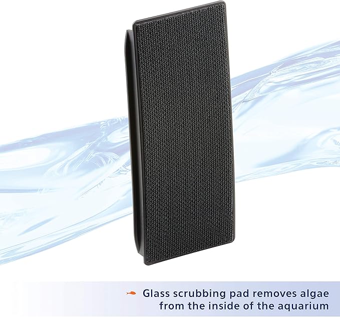 Aqueon Aquarium Algae Scraper, Fish Tank Cleaning Magnets for Glass/Acrylic, Medium