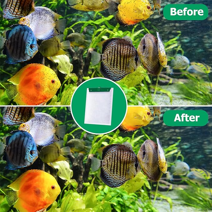 [Assembled] Medium Filter Cartridge Replacement for Tetrra Whisper Bio-Bag Filters Cartridges Medium, Compatible with Whisper Filters 10i / IQ10 / PF10 and Fauna ReptoFilter - 12 Pack