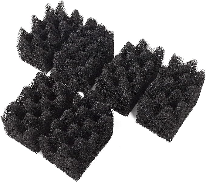 Bio-Foam Filter Pads Fit for Fluval 304/305/306/404/405/406(Pack of 6)