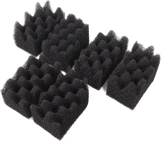 Bio-Foam Filter Pads Fit for Fluval 304/305/306/404/405/406(Pack of 6)