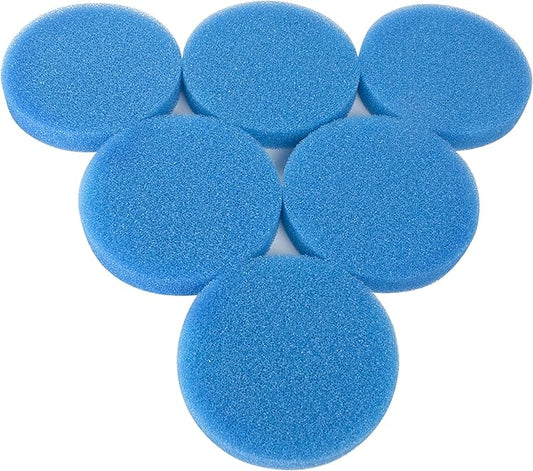 Blue Coarse Foam Media Filter Pads Suitable for Classic 2217/600 2616171(Pack of 6)