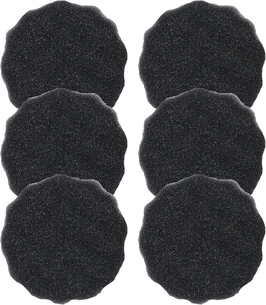 Think Crucial Replacement Aquarium Bio-Foam Filters - Compatible with Fluval FX4, FX5 & FX6 (6 Pack)
