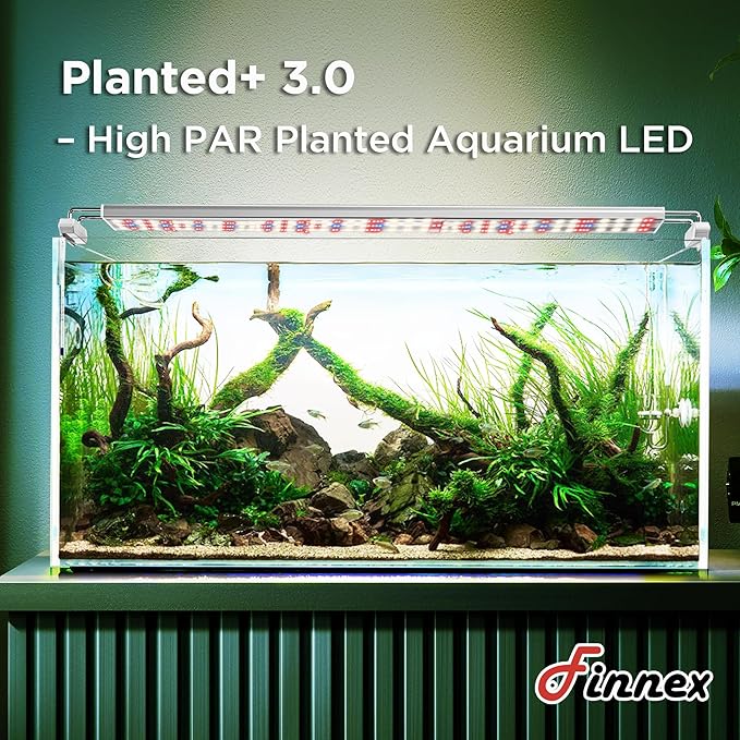 Finnex Planted+ 24/7 Aquarium LED Light, 660nm Plant Red, 3.0 Series, 48"