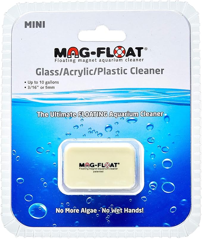 Gulfstream Tropical AGU00259 Mag-Float Mini Glass and Acrylic Aquarium Cleaner