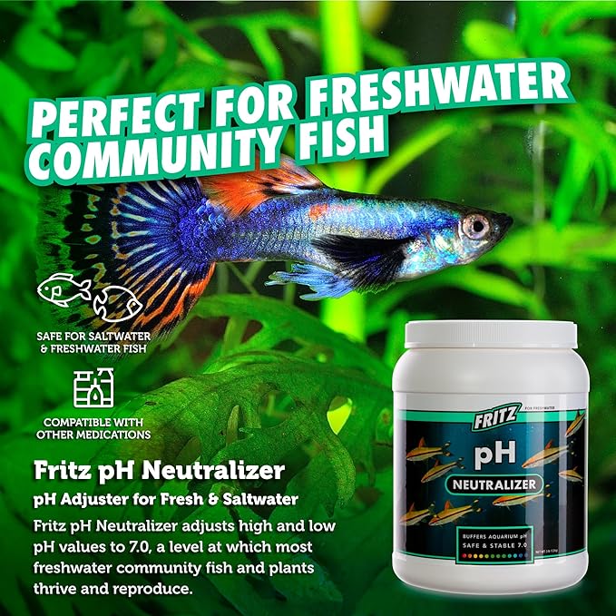Fritz Aquatics 80287 Fritz pH Neutralizer for Fresh and Salt Water Aquariums, 3-LBS