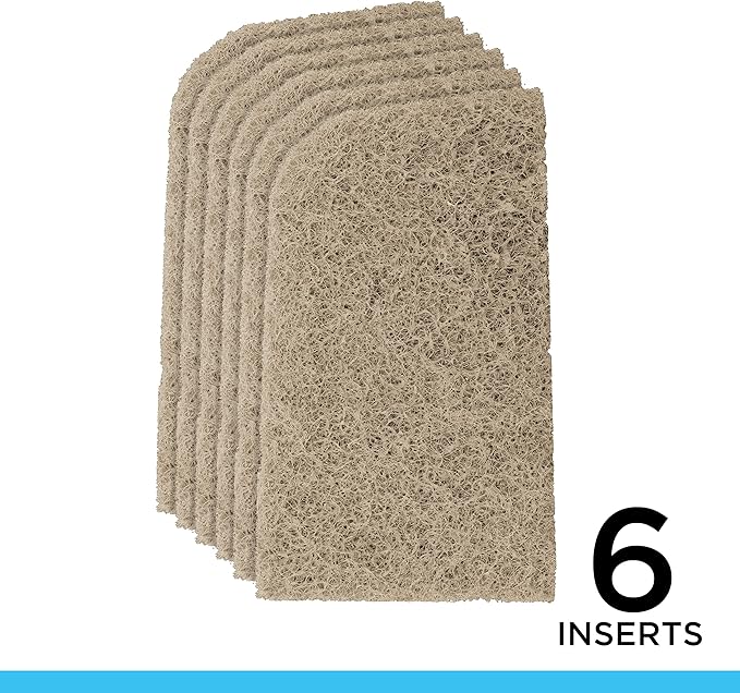 Fluval 306/307, 406/407 Ammonia Remover Pad, Replacement Aquarium Canister Filter Media, 6-Pack, for All Breed Sizes