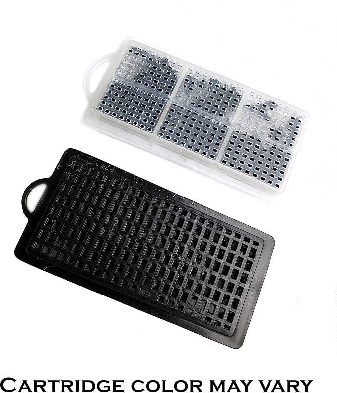 Finnex Carbon Filter Cartridge Pad, Nano Filter, Fits PF-7 and PF-5, 6 Pack