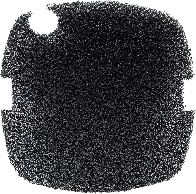 Marineland Filter Foam 2 Count, Supports Biological And Mechanical aquarium Filtration, Rite-Size X, Blacks & Gray (PA11501)