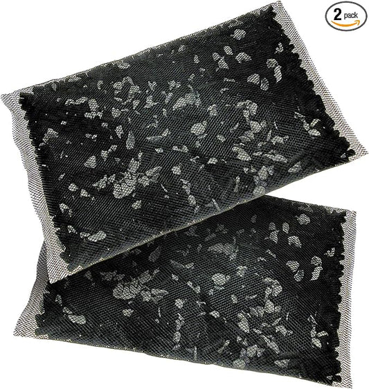 Penn-Plax Cascade Pro-Carb Z Filt-A-Pack, 2 Pack - Mixed Carbon & Zeolite Aquarium Canister Filter Media Bags - Pre-Bagged Nylon Mesh Replacement for Cascade, Freshwater & Saltwater Tanks - 8 Ounce
