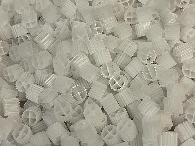 Filter Moving Bed Biofilm Reactor (MBBR) for Aquaponics,Aquaculture,Hydroponics - Ponds - Aquariums by Wholesale Koi Farm,(6 Gallons,Weight 6 lbs)